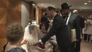 Bedeken. Jewish wedding in London