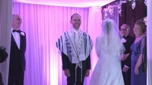 Chuppah ceremony explained. Jewish wedding